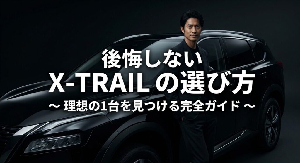 後悔しない日産エクストレイル(T33型)の新車価格やグレード別の違いを比較し、理想の1台を見つけるための完全ガイドを示す記事のアイキャッチ画像