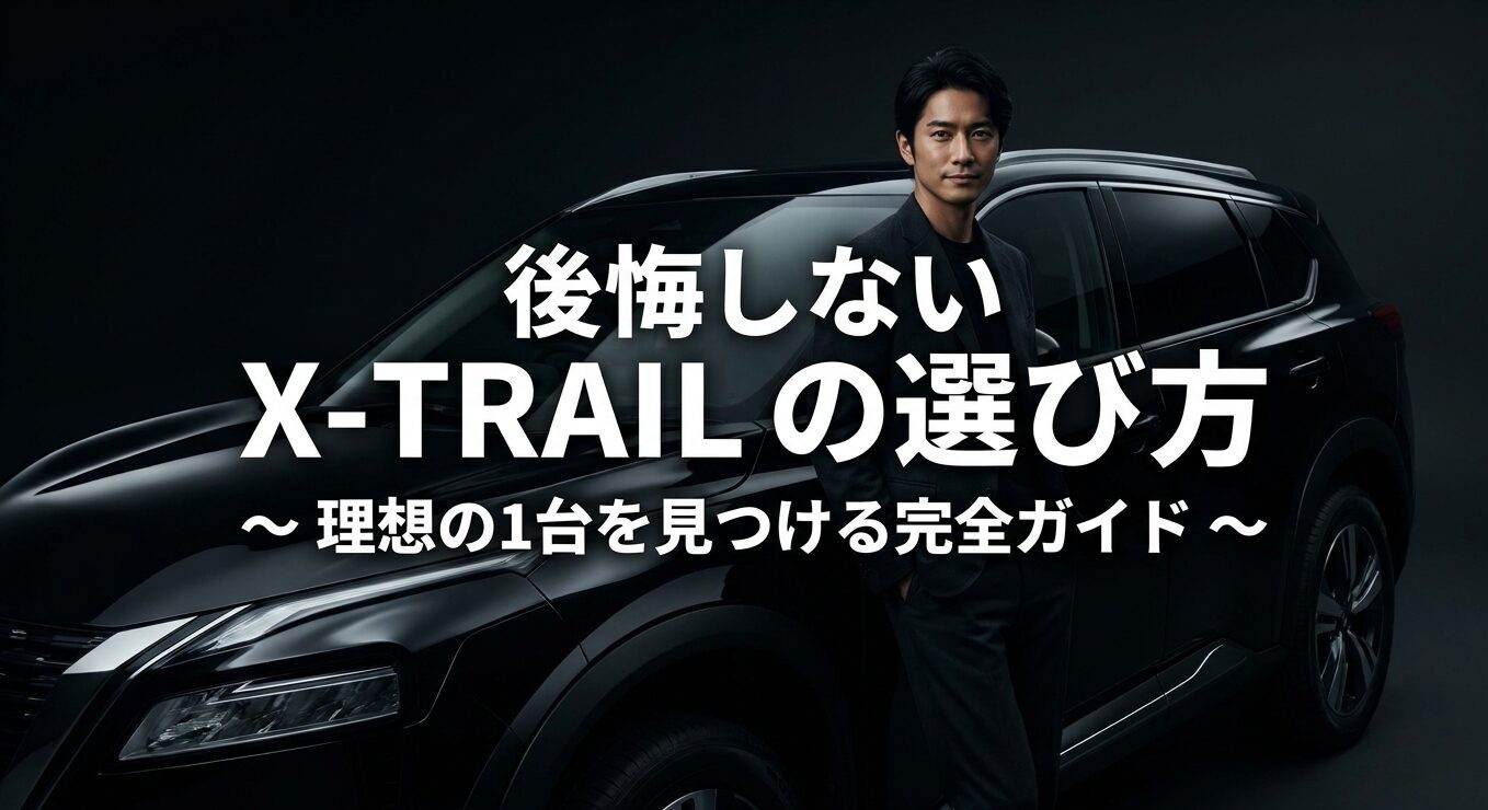 後悔しない日産エクストレイル(T33型)の新車価格やグレード別の違いを比較し、理想の1台を見つけるための完全ガイドを示す記事のアイキャッチ画像