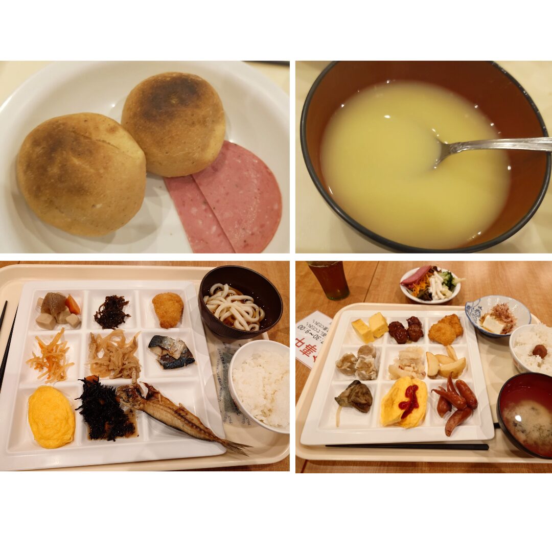 ホテル湯西川で実際に食べた朝食バイキングの料理